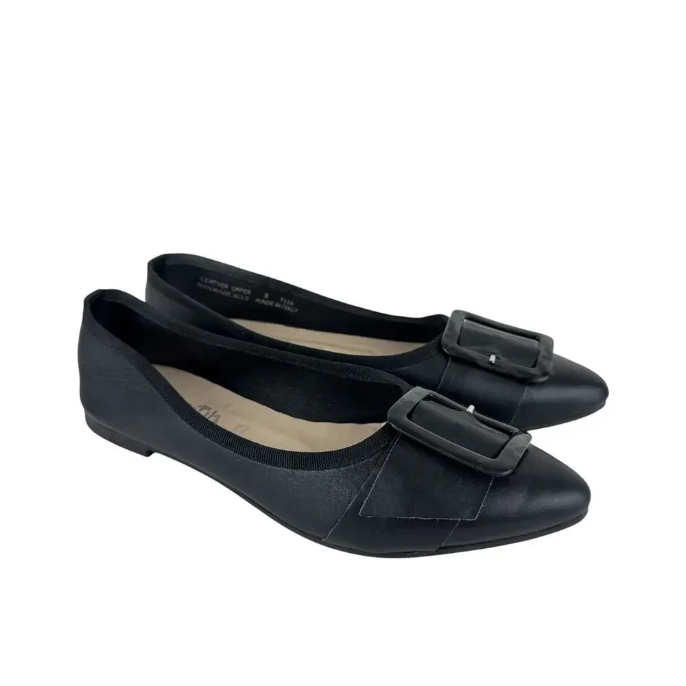 Le Matin Italian Leather Flats